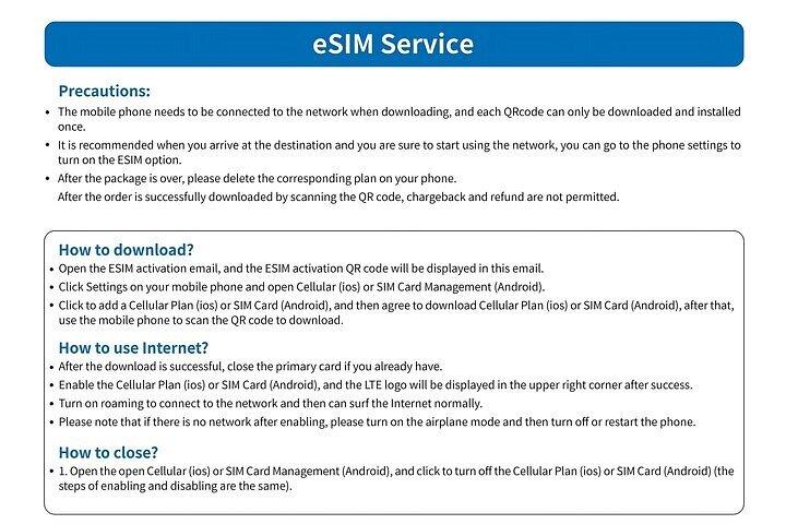 eSIM in Korea for 1 to 30 Days with 3GB to Unlimited