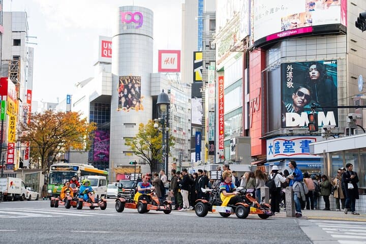 Tokyo Go-Kart through Shibuya and Shinjuku (IDP Required)
