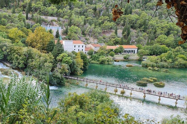Private Krka Waterfalls Tour from Split + Coast Ride & Detour