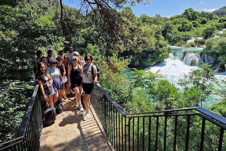 Private Krka Waterfalls Tour from Split + Coast Ride & Detour