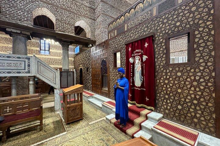 Pyramids of Giza tour with Coptic Cairo and khan Elkhalili market