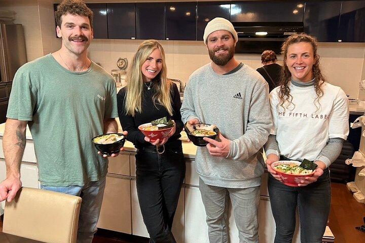 Private Ramen and Sushi Cooking Class with Sake Pairing in Tokyo