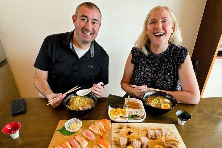 Private Ramen and Sushi Cooking Class with Sake Pairing in Tokyo