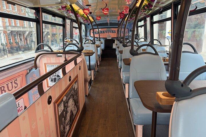 London Afternoon Tea Bus and Panoramic Tour on Lower Deck
