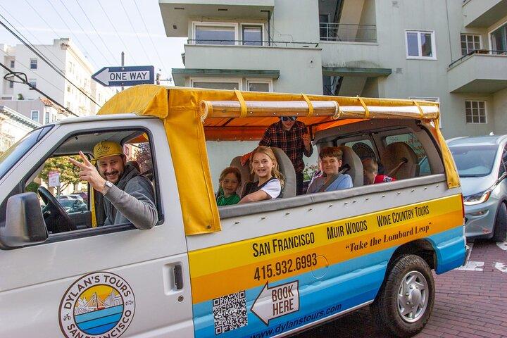 Alcatraz Tour + 90 min San Francisco City Open Air Van Tour