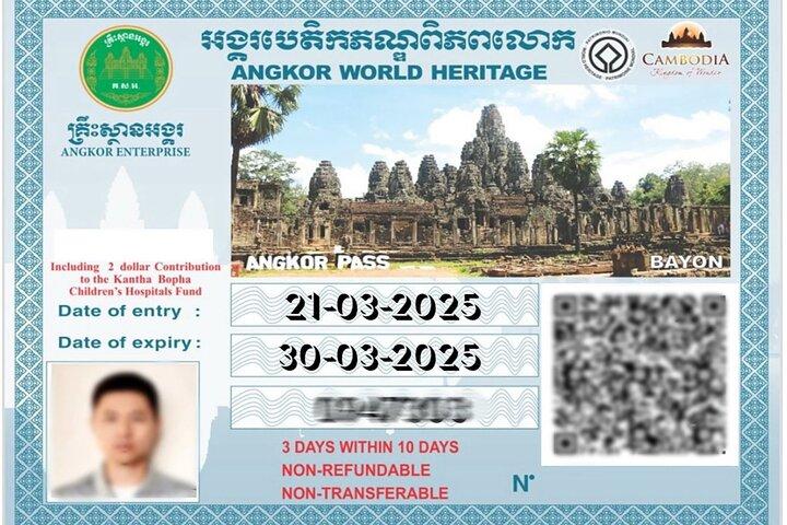 Siem Reap: Angkor Admission Ticket