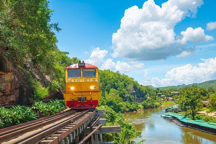 From Bangkok: Kanchanaburi, Death Railway, River Kwai, Waterfall