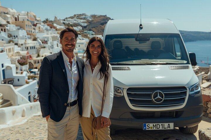 Santorini: Shuttle - Bus Port to Hotels or Airport