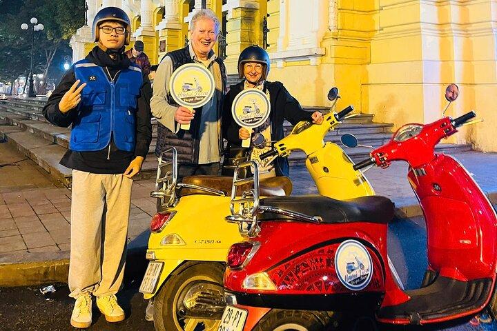 Hanoi After Dark Vespa Tour (4 hours): Street Food & Night Vibes