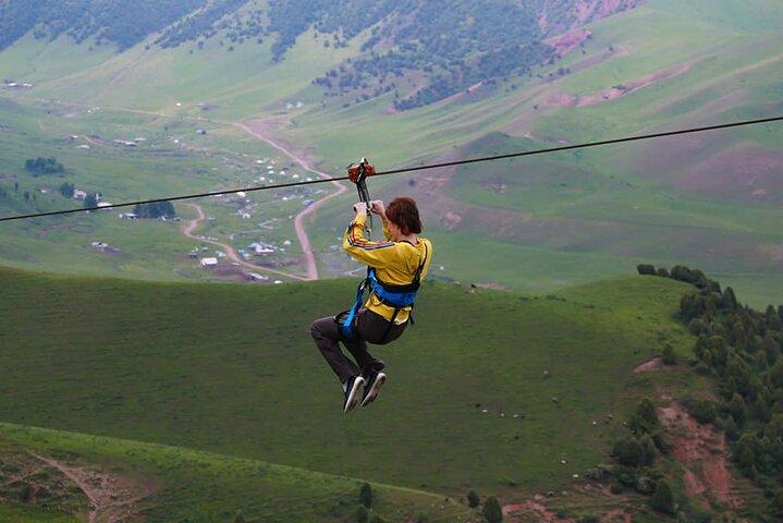 Chunkurchak Day Tour: Sky Bridge, Horse Riding and Archery