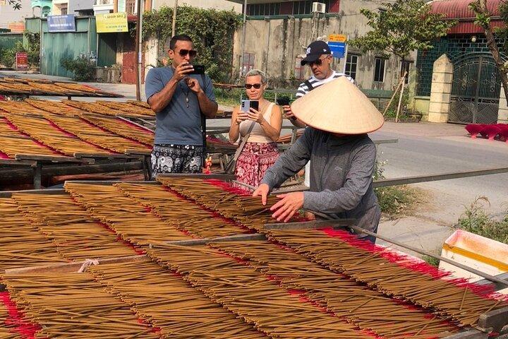 From Hanoi: Private Day Trip to Incense Village, Hoa Lu & Tam Coc