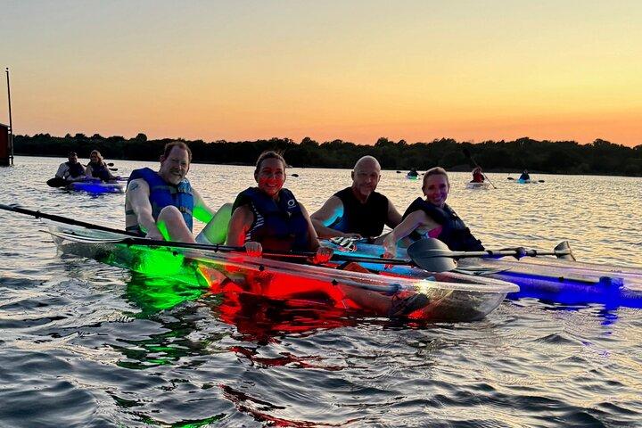 Sunset and Glow Guided Kayaking Tour Grapevine Lake