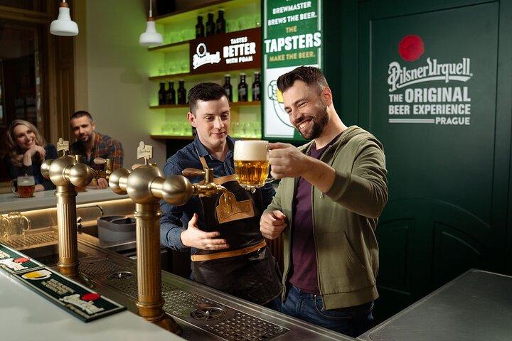 Prague Beer Pouring Class at Pilsner Urquell