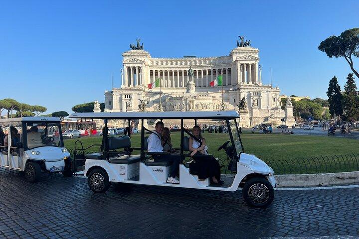 Rome Sightseeing Ride by Golf Cart