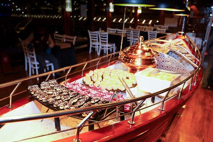 Dubai Luxury Marina Dhow Cruise with Gourmet Indian Dinner