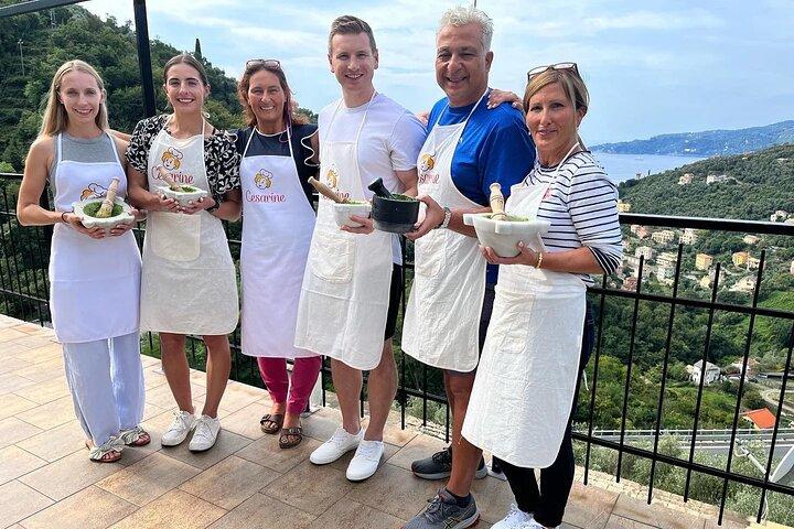 Pesto Cooking Class at Villa in Santa Margherita Ligure