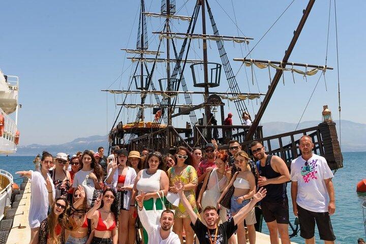 Vlora: Pirate Ship Tour Exploring Sazan and Karaburun