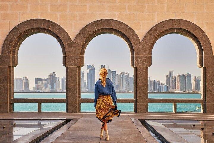 Doha: Guided City Tour with Traditional Dhow Cruise Skyline