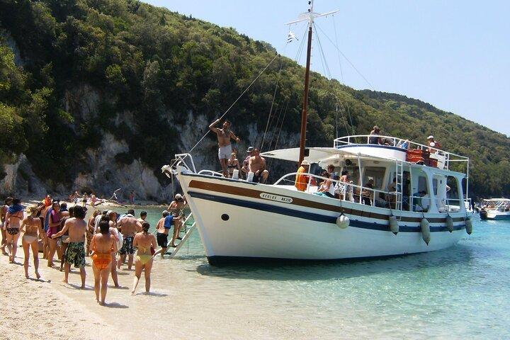 Corfu Boat Trip to Kalamas Beach with BBQ & Swimming
