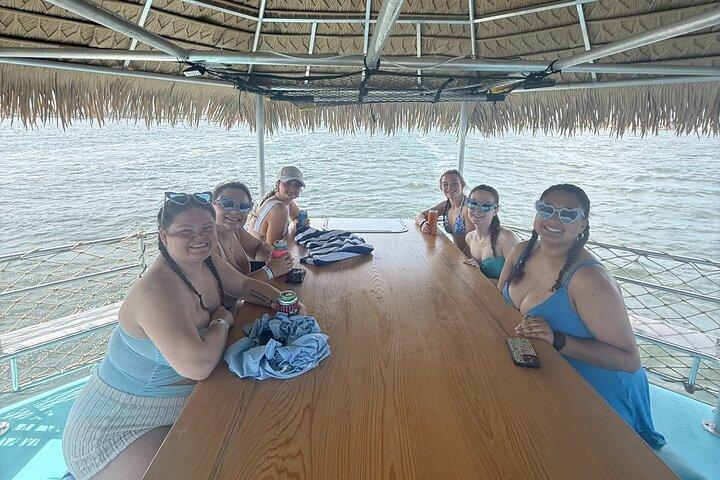 90 Minute Sunset Tiki Boat Tour