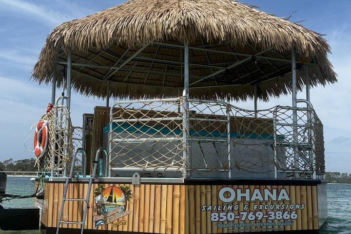 90 Minute Sunset Tiki Boat Tour