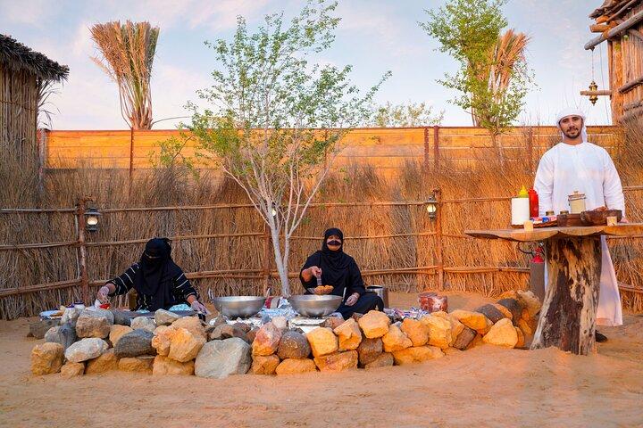 Dubai Al Khayma Camp Experience with BBQ Dinner and Transfers