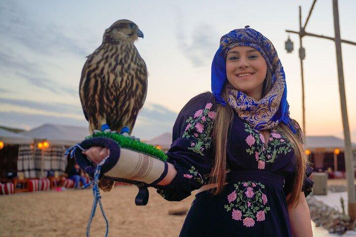 Dubai Al Khayma Camp Experience with BBQ Dinner and Transfers