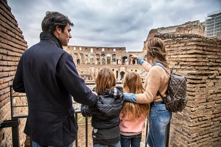 Colosseum Arena floor & Ancient Rome Tour for kids and Families