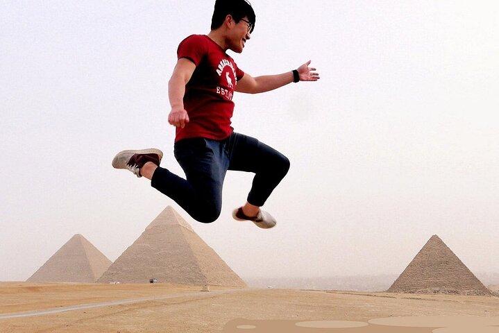 Full day pyramids &sphinx &Sakkara&Memphis&Free camel ride&lunch
