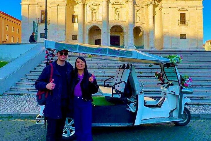 Lisbon Historic Tuk Tuk Adventure with Free Polaroid Pictures