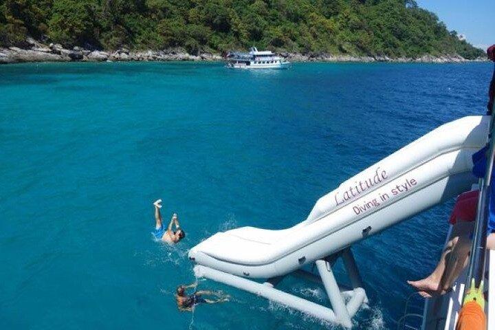 Phi Phi Maiton Sunset Tour by Speed Catamaran with Water Slide