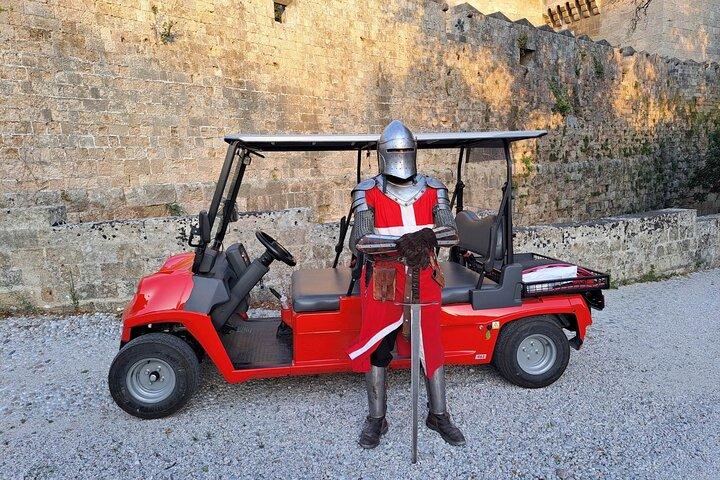 Guided Private Golf Cart Tour in Old Town of Rhodes