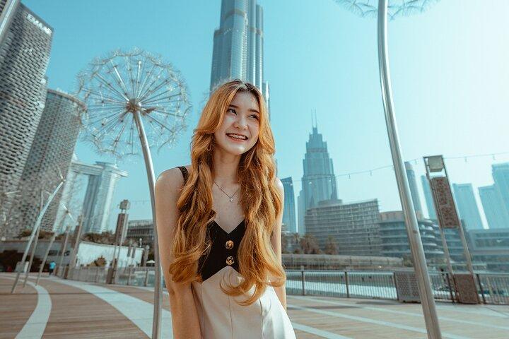 Dubai Burj Khalifa Portrait Photoshoot Session