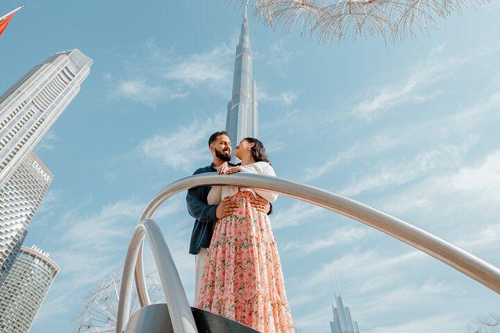 Dubai Burj Khalifa Portrait Photoshoot Session