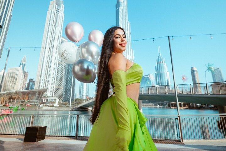 Dubai Burj Khalifa Portrait Photoshoot Session