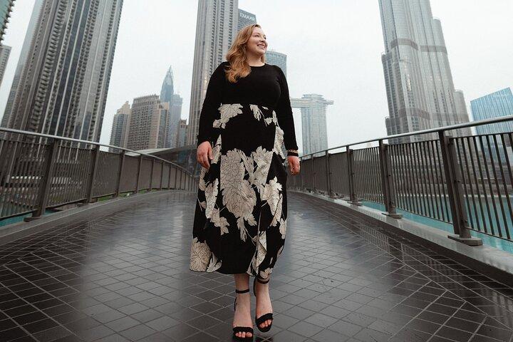 Dubai Burj Khalifa Portrait Photoshoot Session