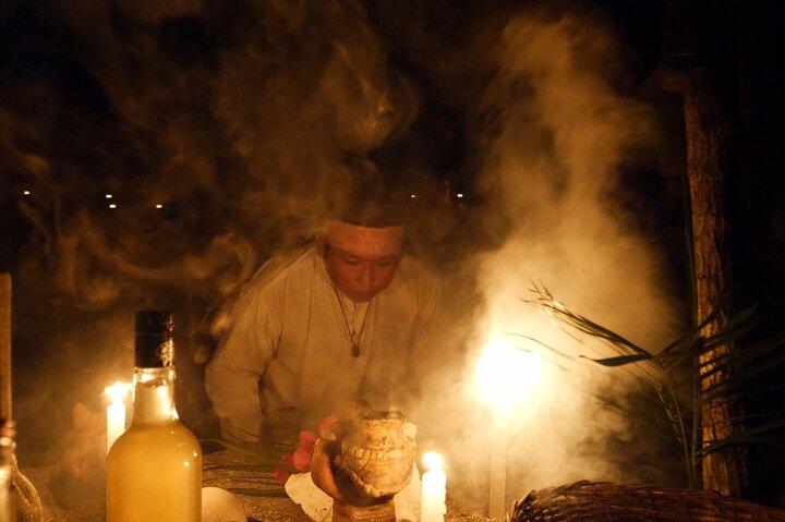 Mayan Ceremony in Tulum. Temazcal, Dinner and pick up included.