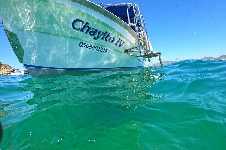 Glass Bottom Boat to the Arch and Lovers Beach: Optional Pickup
