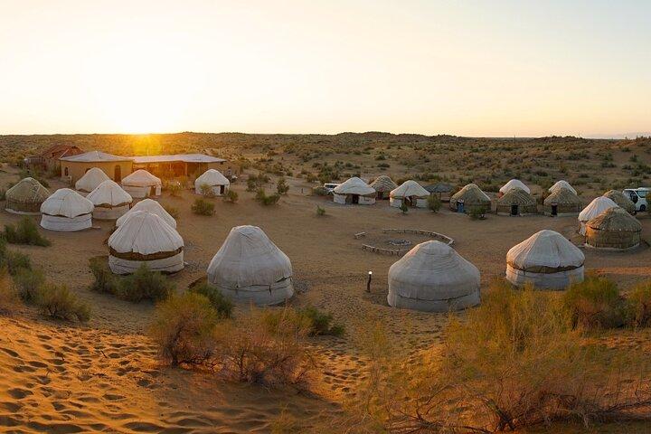 Bukhara to Samarkand Yurt Camp and Lake Aydar