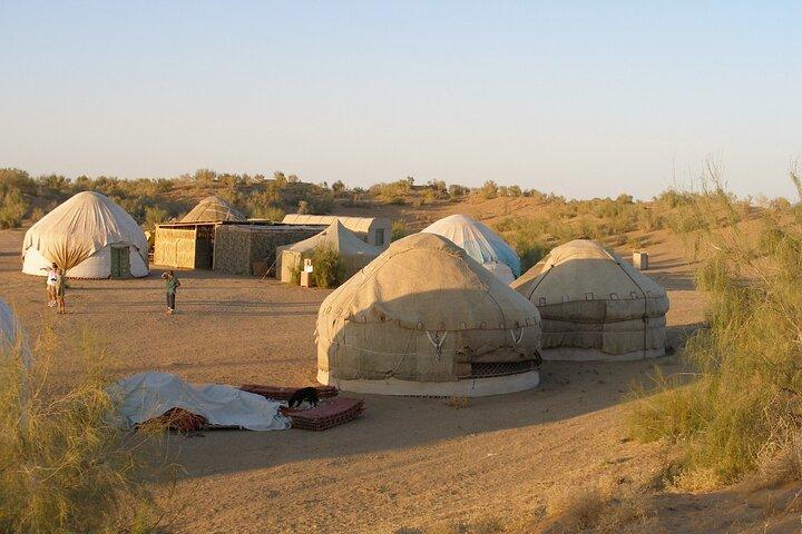 Bukhara to Samarkand Yurt Camp and Lake Aydar