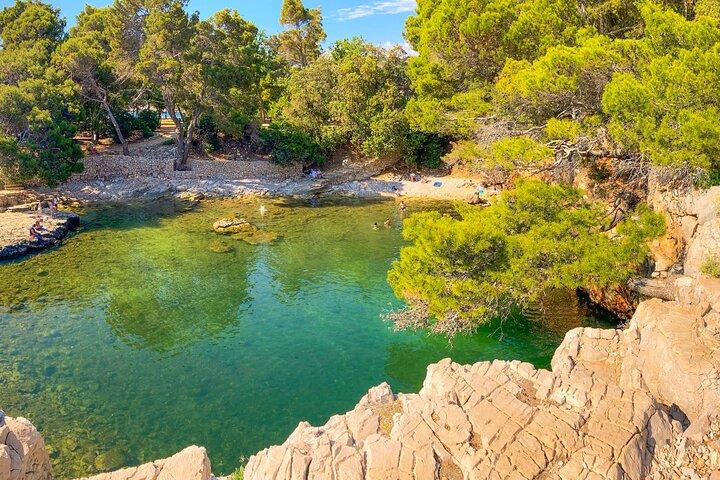 Cavtat to Lokrum Island, Betina Cave & St Jacobs beach boat tour