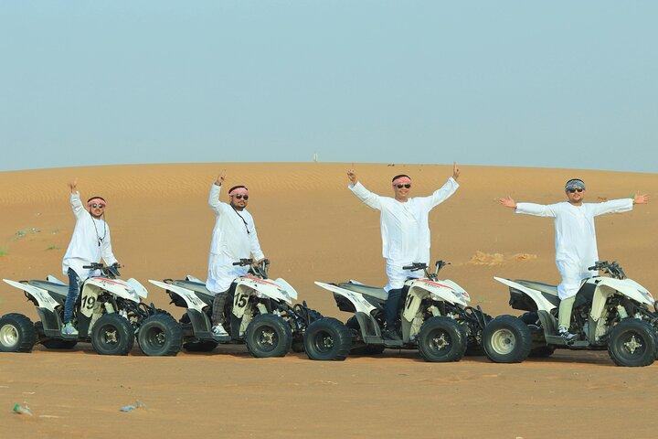 Red Dunes Morning Safari: Dune Bashing, Camel Ride & Quad Biking