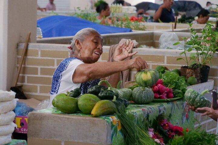 Valladolid: Ek Balam site, local Markets & Cenote swim, pick up