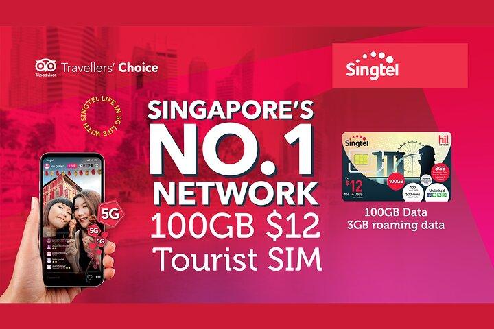 Singapore Singtel Best 5G/4G Tourist SIMs with SG Transport Card