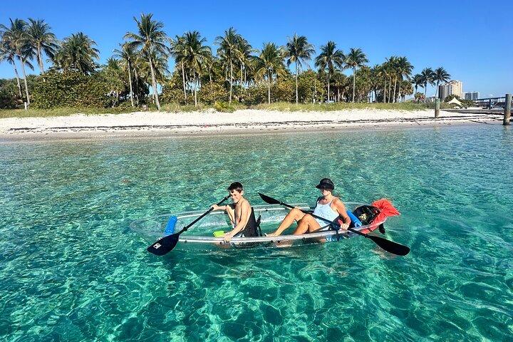 Inclusive Glass kayak Rental Peanut Island• Snorkel Gear & Snacks