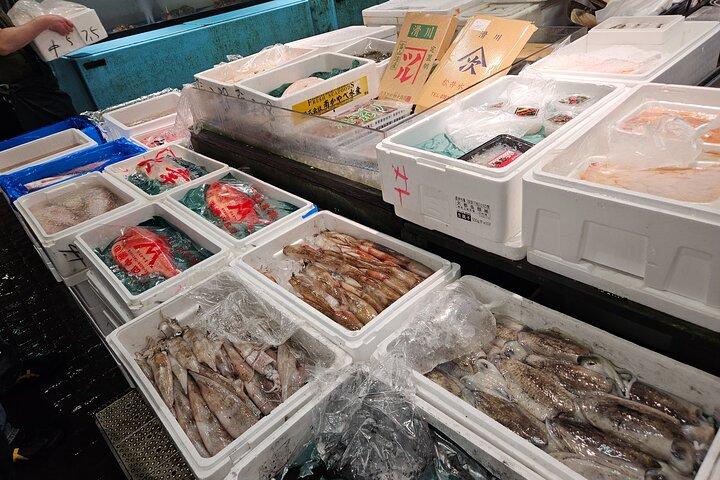Behind the Scenes Toyosu Fish Market Tour & Luxury Sushi Lunch