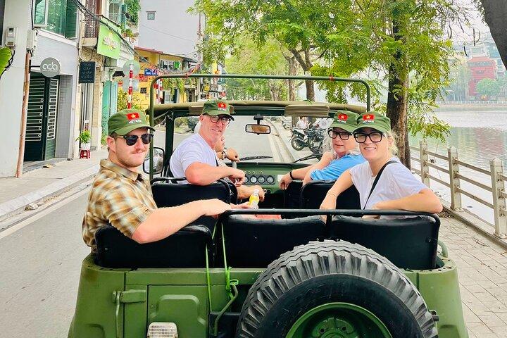 Hanoi City Half-day Jeep Tour: Hanoi Food, Culture, Sight and Fun