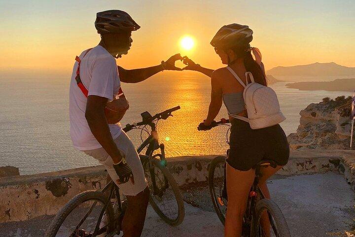 Santorini Tour on Electric Bikes & Scooters