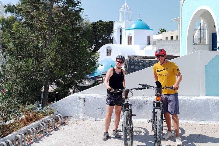 Santorini Tour on Electric Bikes & Scooters