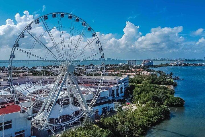 Cancun Sightseeing SkyWheel, Letters and Shopping